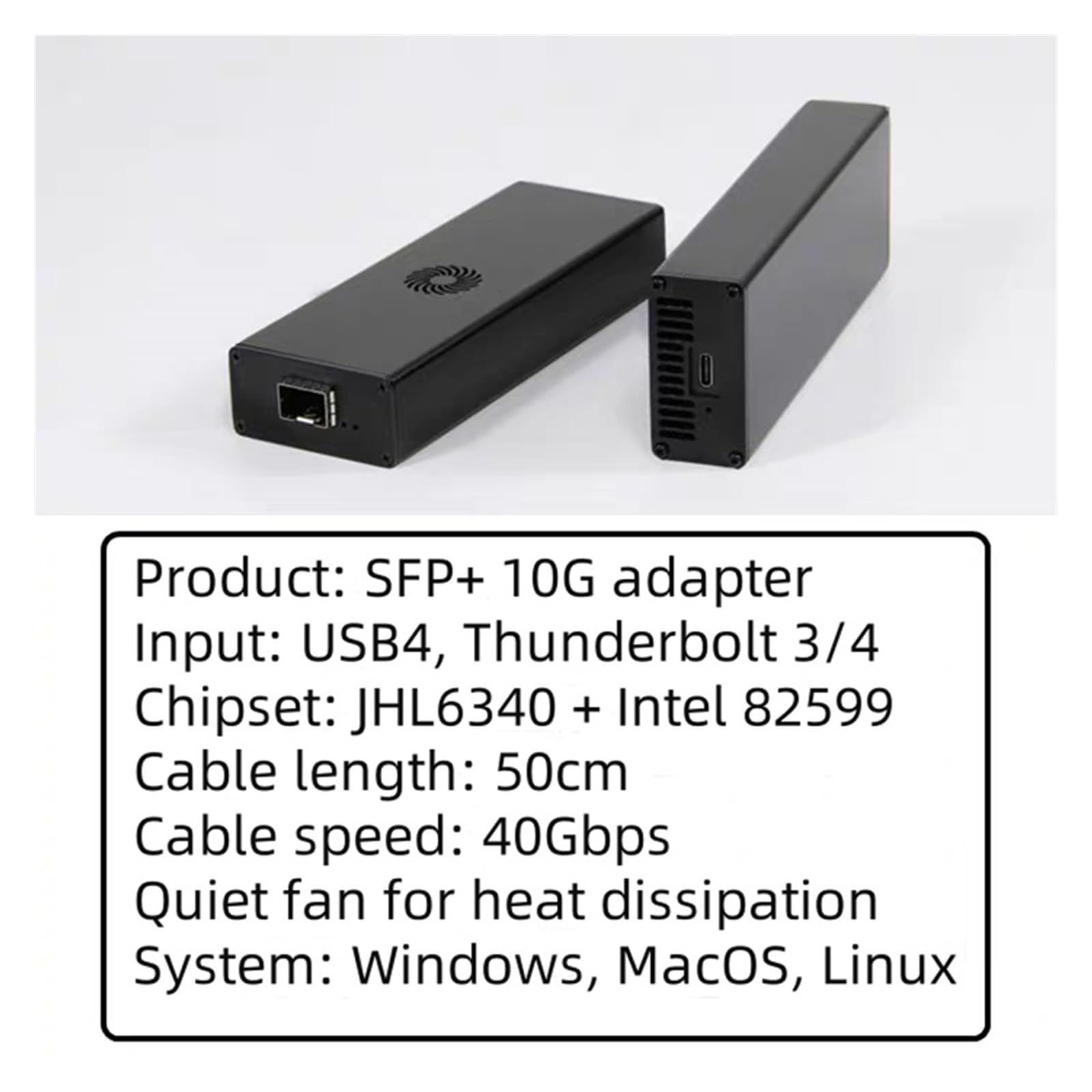 Amazon.co.jp: USB4 Thunderbolt 3/4 から SFP+ 10G ネットワーク